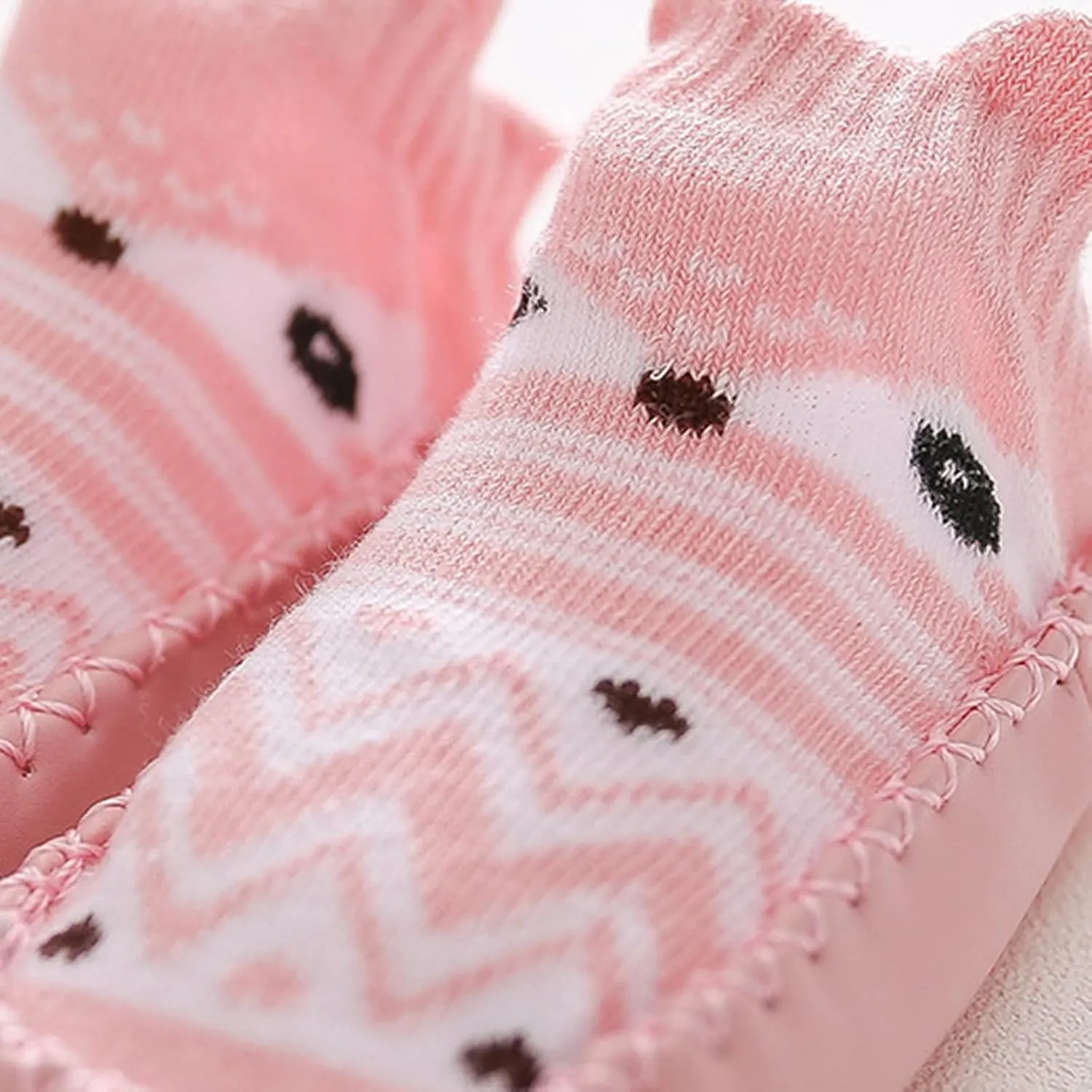 Baby Girl Shoes, 0-24 Months Newborn Baby Boys Girls Cartoon Sock Shoes Non-Slip First Walkers Shoes Black Boots