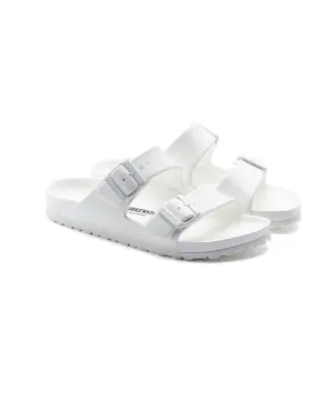 BIRKENSTOCK ARIZONA ESSENTIALS REGULAR FIT IN WHITE