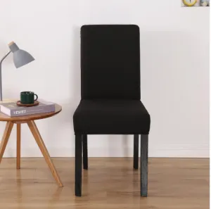 Black Stretchable Chair Protector Cover