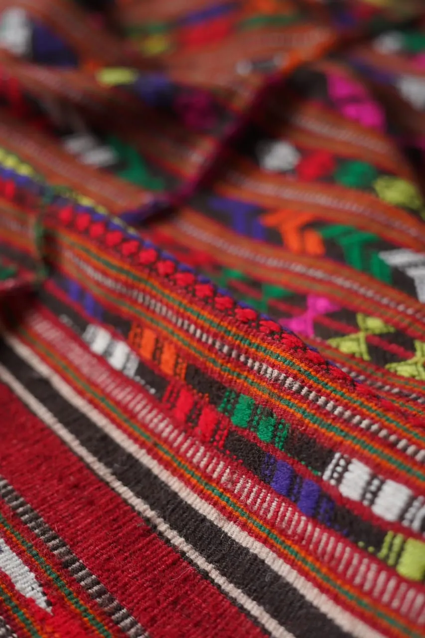 Bohemian Wool Tapestry: Desert Aesthetic (102x54 inch)