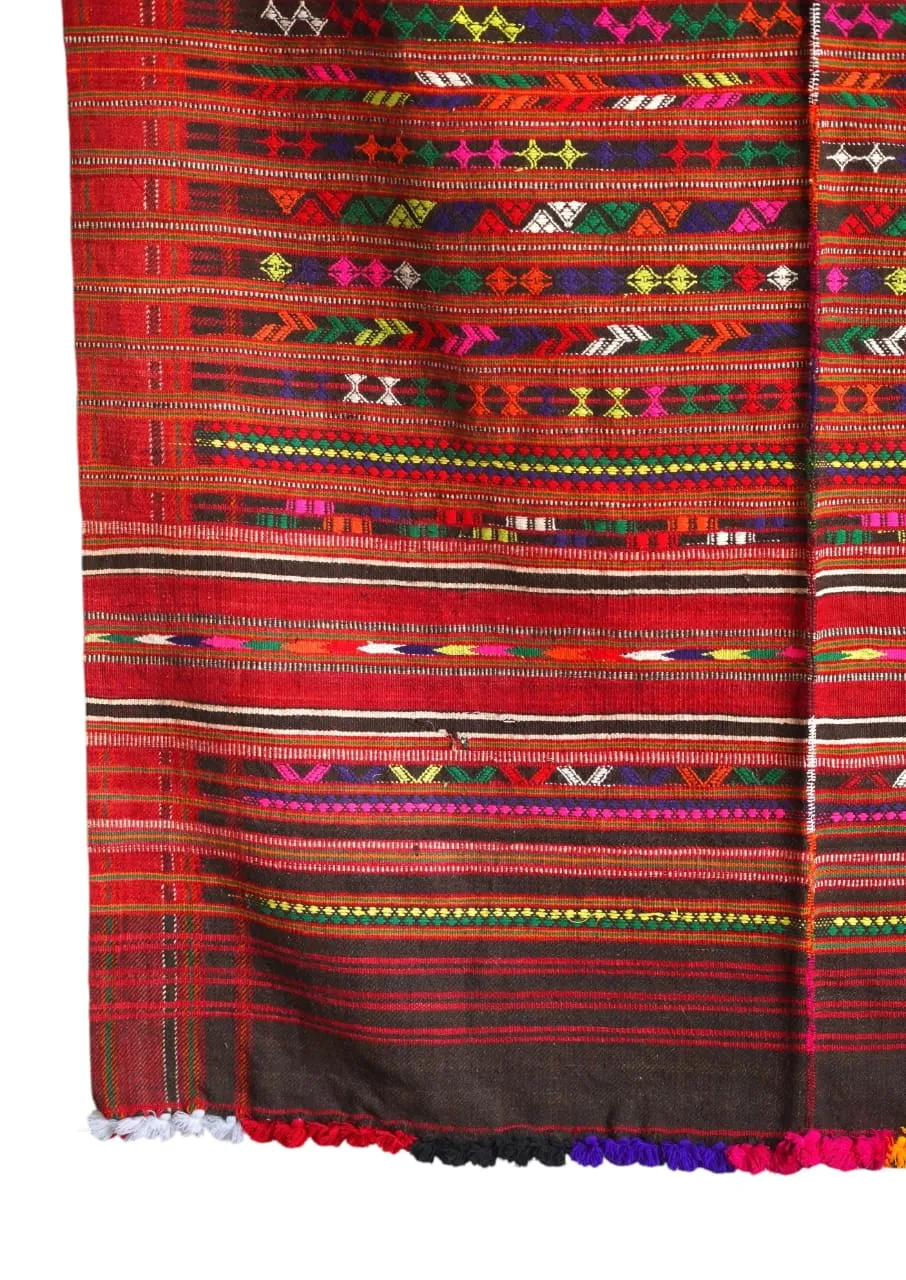 Bohemian Wool Tapestry: Desert Aesthetic (102x54 inch)