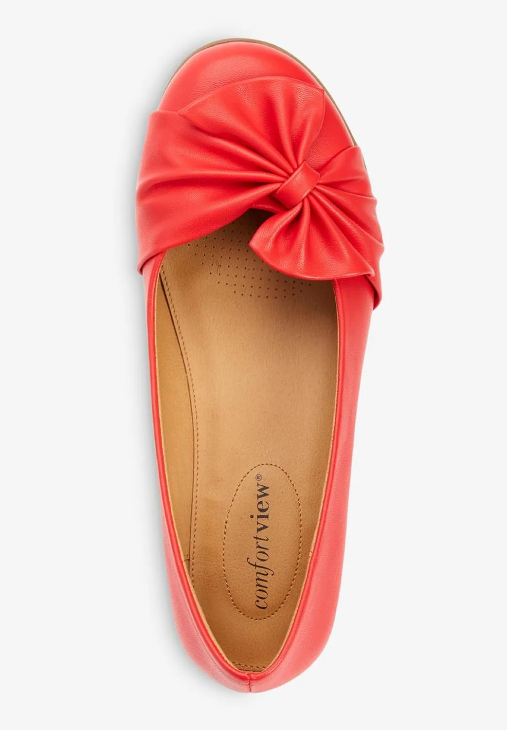 Comfortview Women's Wide Width The Pamela Slip-On Flat