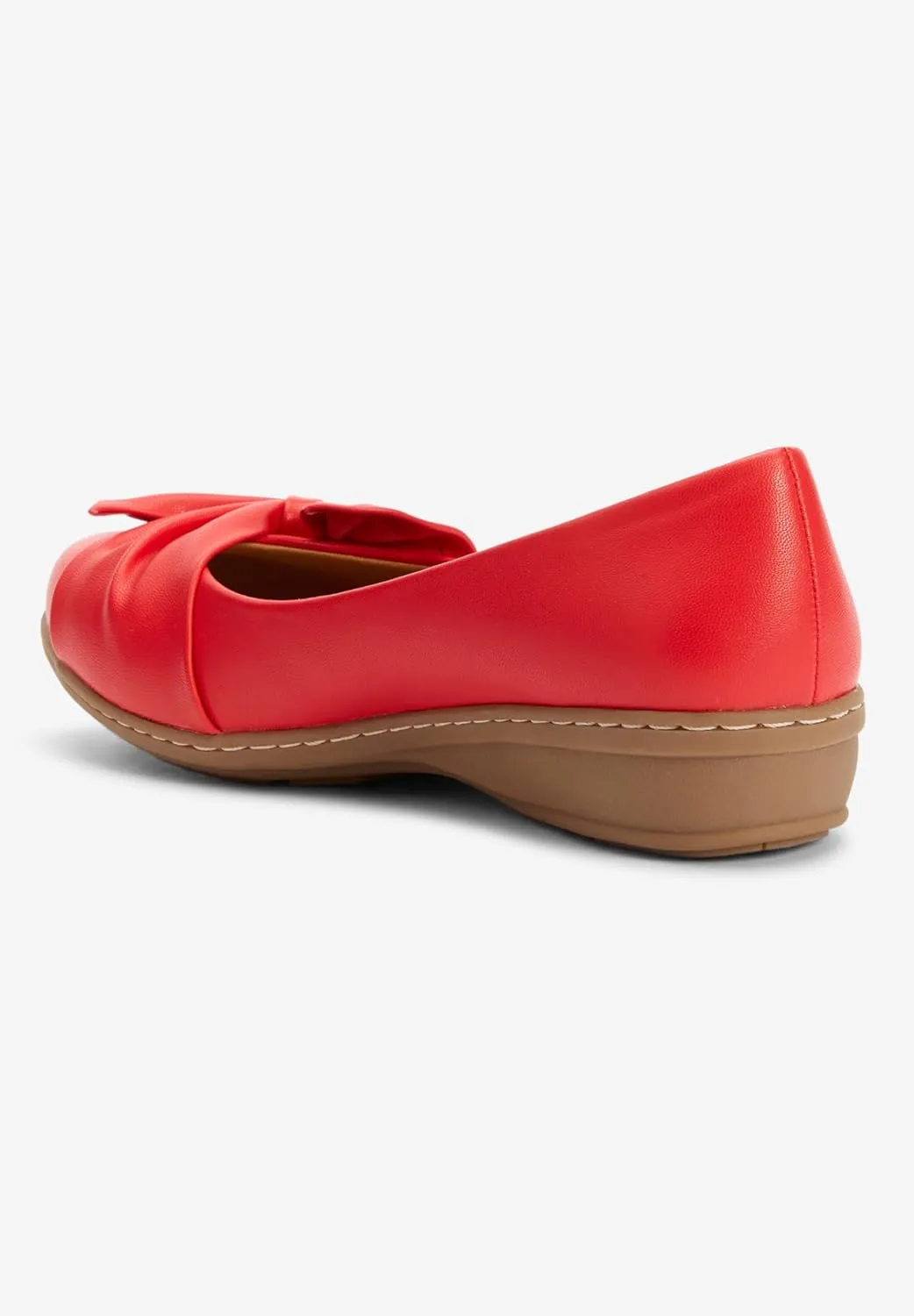 Comfortview Women's Wide Width The Pamela Slip-On Flat