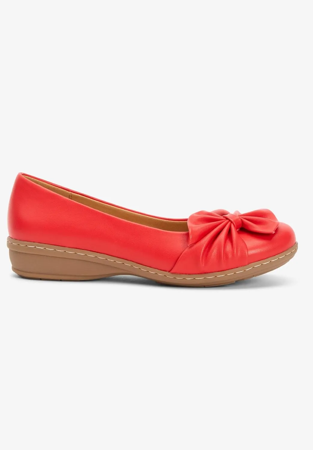 Comfortview Women's Wide Width The Pamela Slip-On Flat