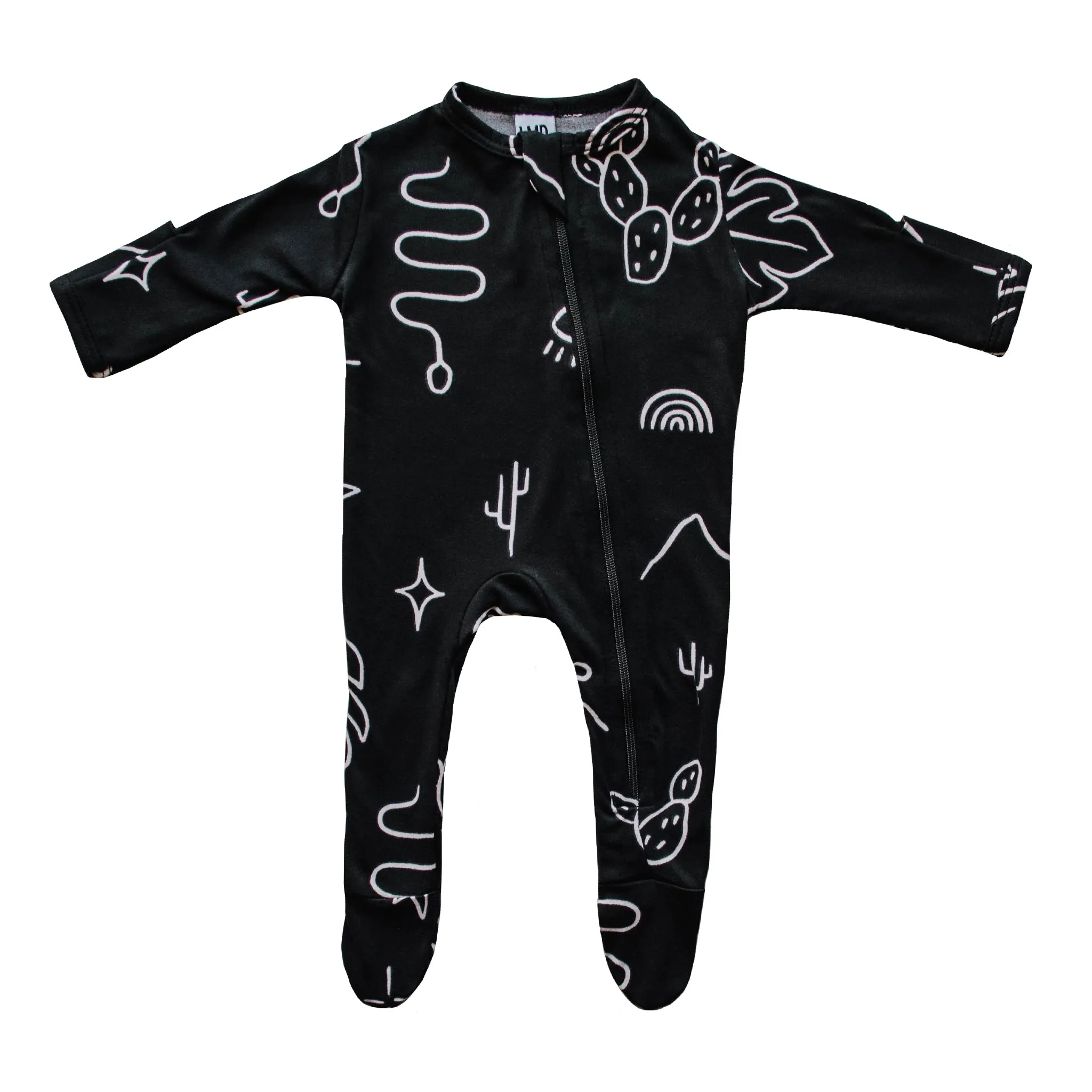 Cozy Zipper Footie Sleeper | Mojave Desert