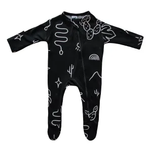 Cozy Zipper Footie Sleeper | Mojave Desert