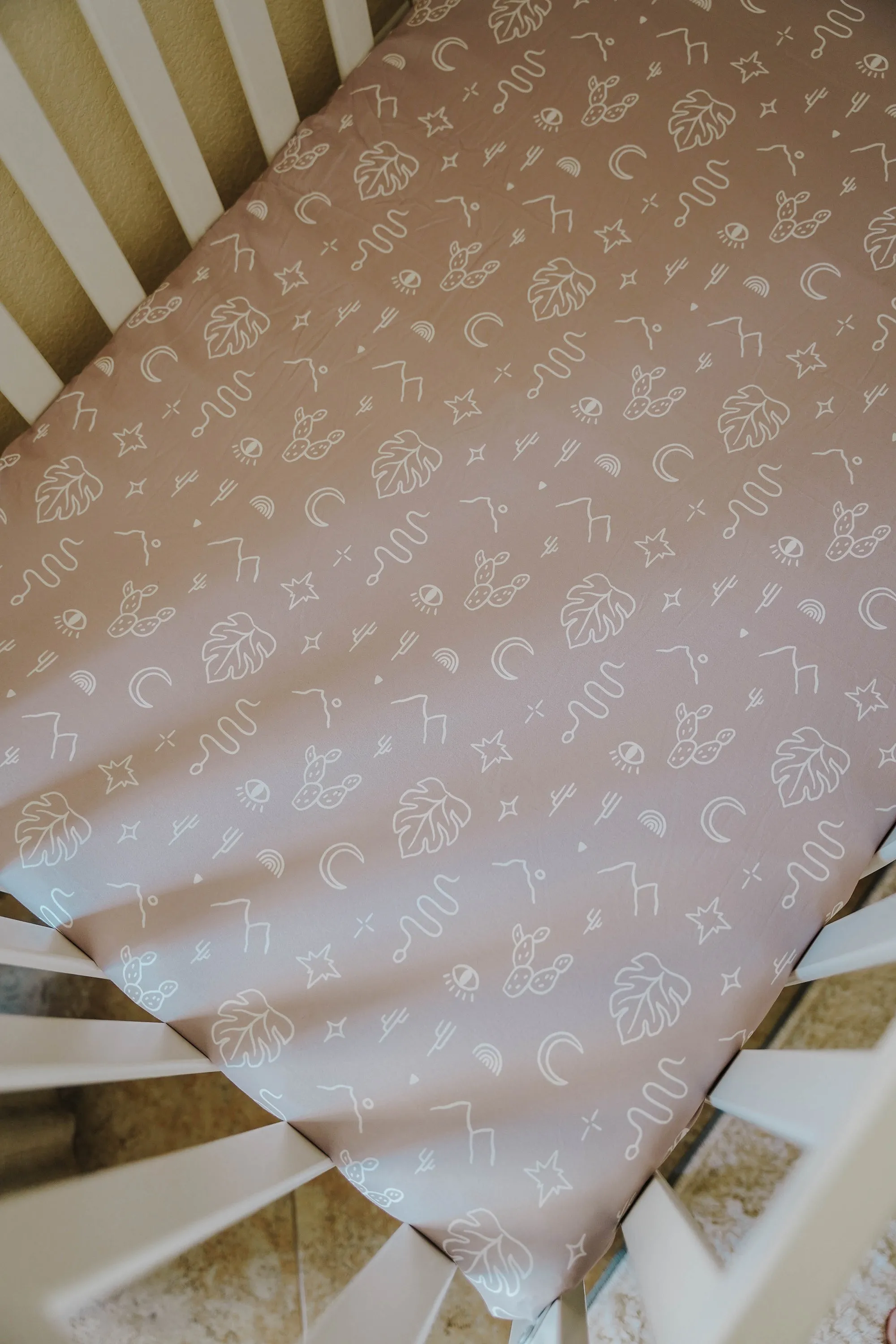 Crib Sheet | Taupe Mojave Desert