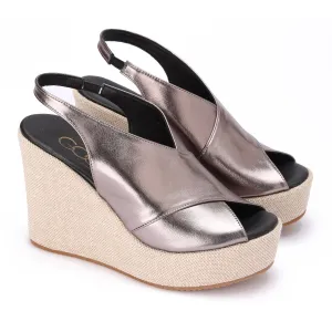 Crisscross Wedge Heels - Famih