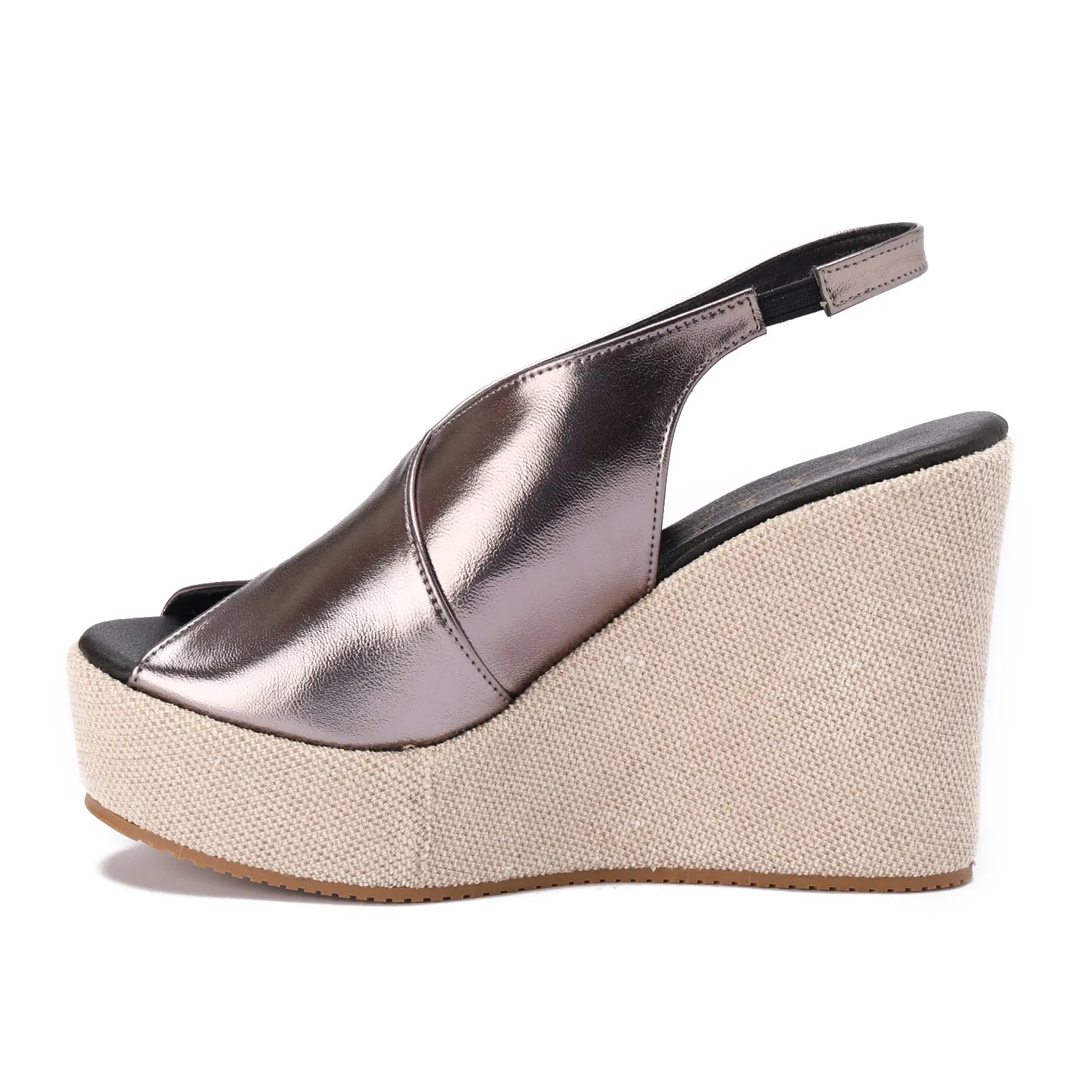 Crisscross Wedge Heels - Famih