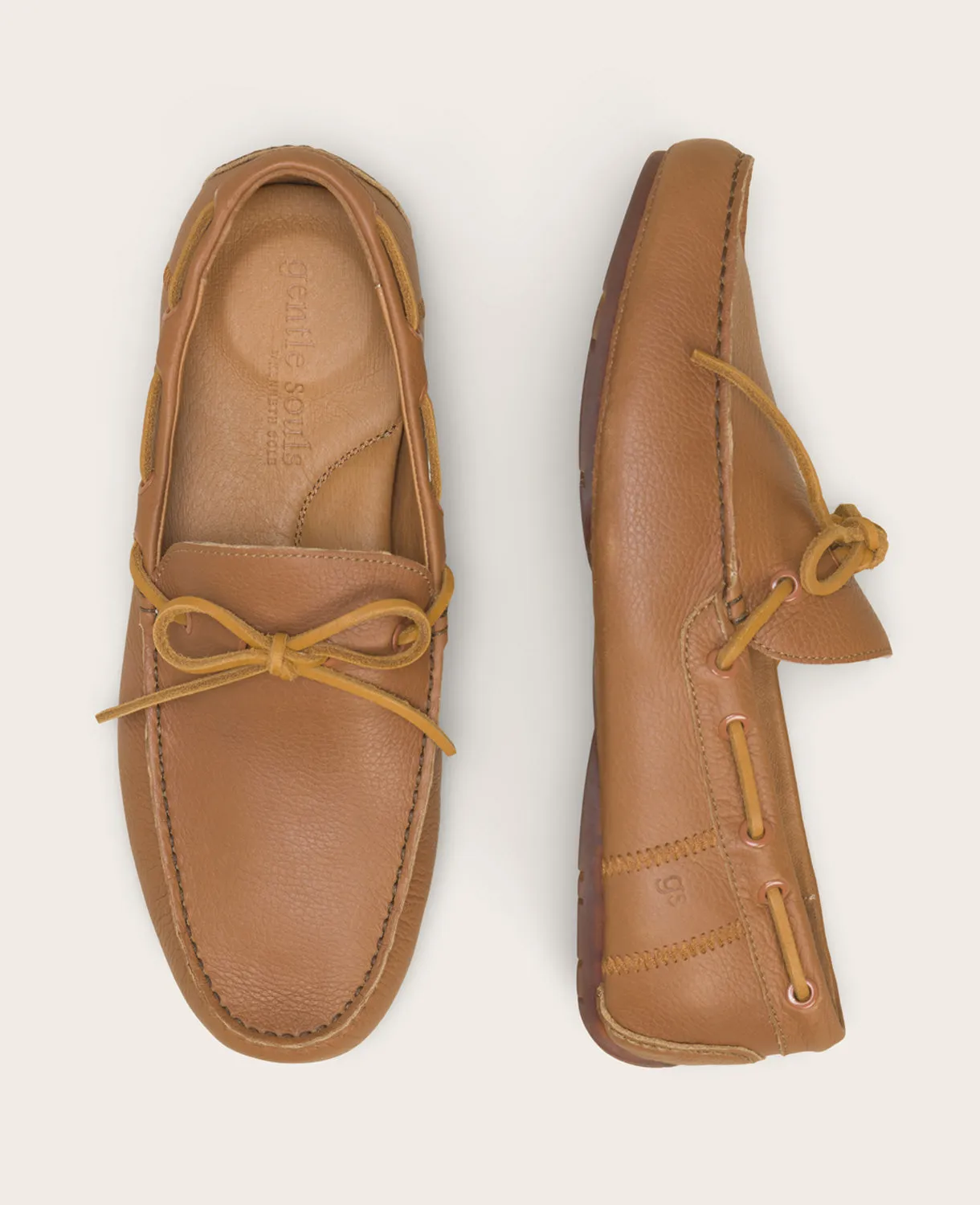 GENTLE SOULS - Nyle Leather Driver Boat Shoe