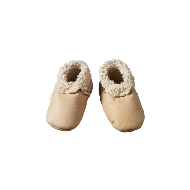 Lambskin booties - Cream