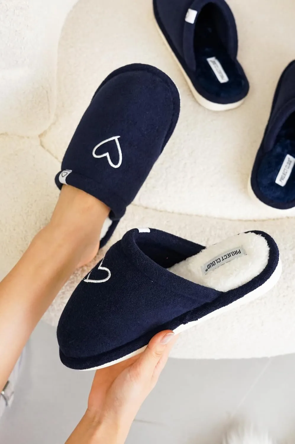 Project Cloud Memory Foam Non Slip Indoor Outdoor Slippers for Women - Fuzzy Slippers - Gifts for Women