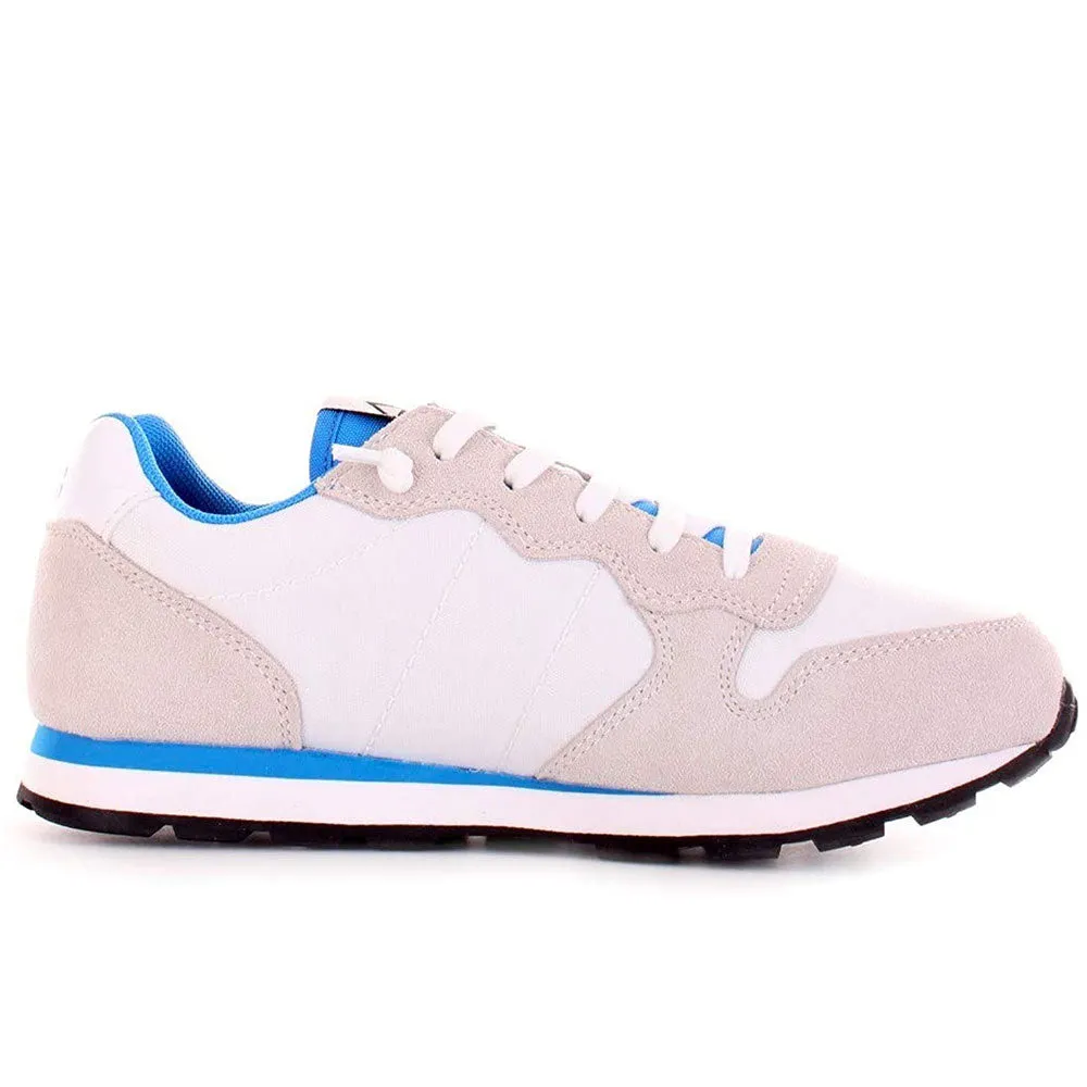 Scarpe Bambino SUN 68 Sneakers Boy's Tom Logo Patch Basic Bianco