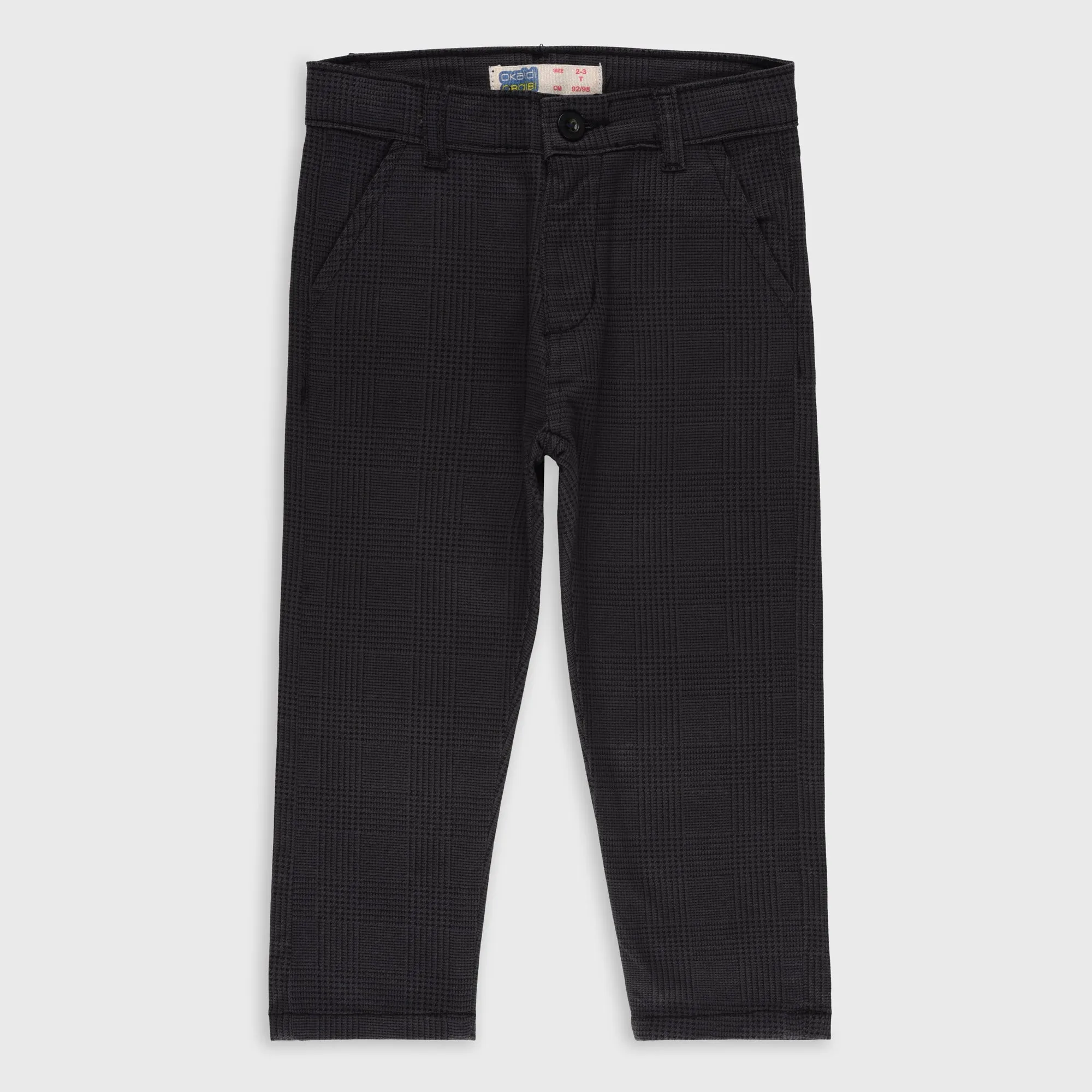 Stretchable Textured Cotton Pants