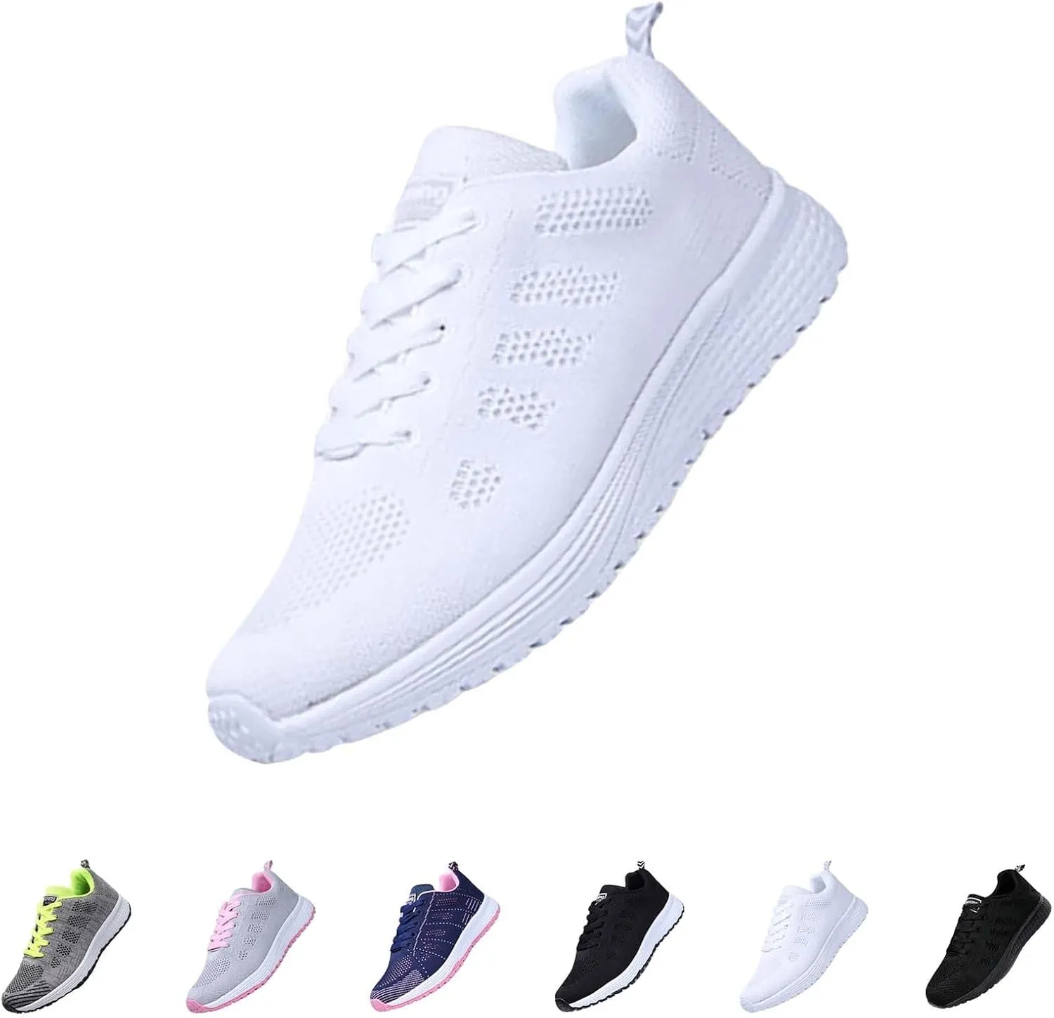 Woman Tennis Shoes Fashion Breathable Mesh Sneakers Comfortable Business Casual Summer Walking Running Athletic Shoes