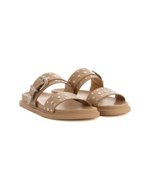 Women Shoes - Slipper Beige