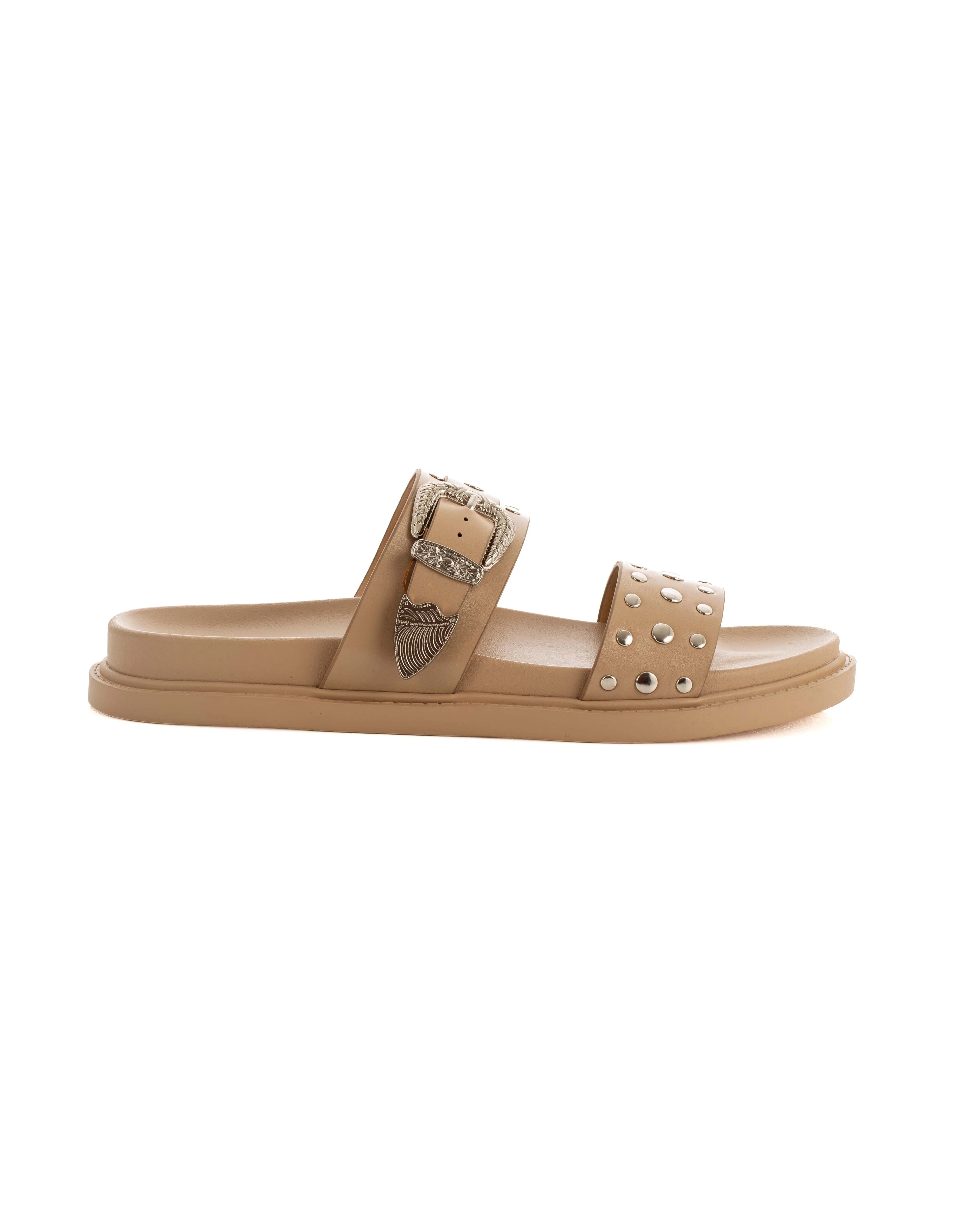 Women Shoes - Slipper Beige
