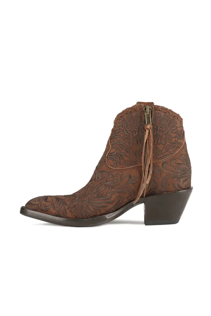 WOMEN'S MILA NOBUCK COGNAC
