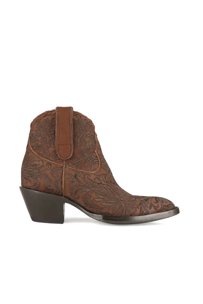WOMEN'S MILA NOBUCK COGNAC